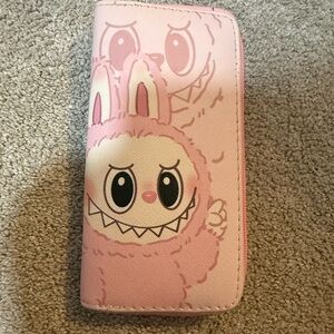 Pink Labubu Inspired Character Wallet